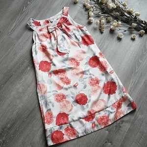 Peach Floral Shift Dress